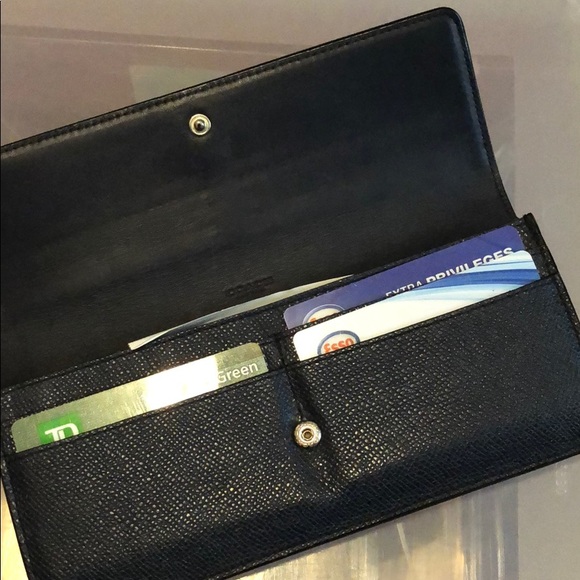 Navy blue wallet - Picture 2 of 3